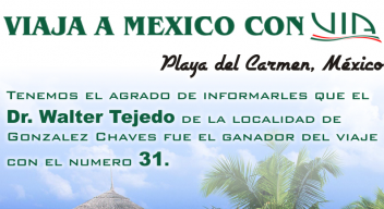 Ganador Promo “Viajá a México con VIA”